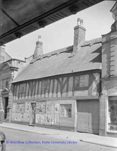 Stone, High Street, old cottages c.1950